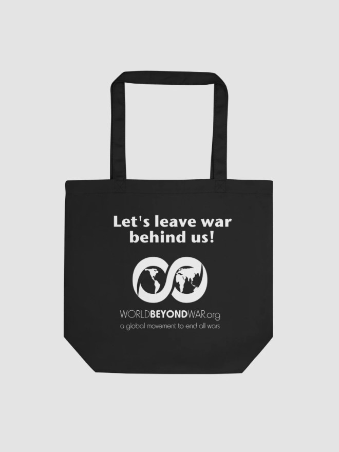 World BEYOND War Eco Tote Bag